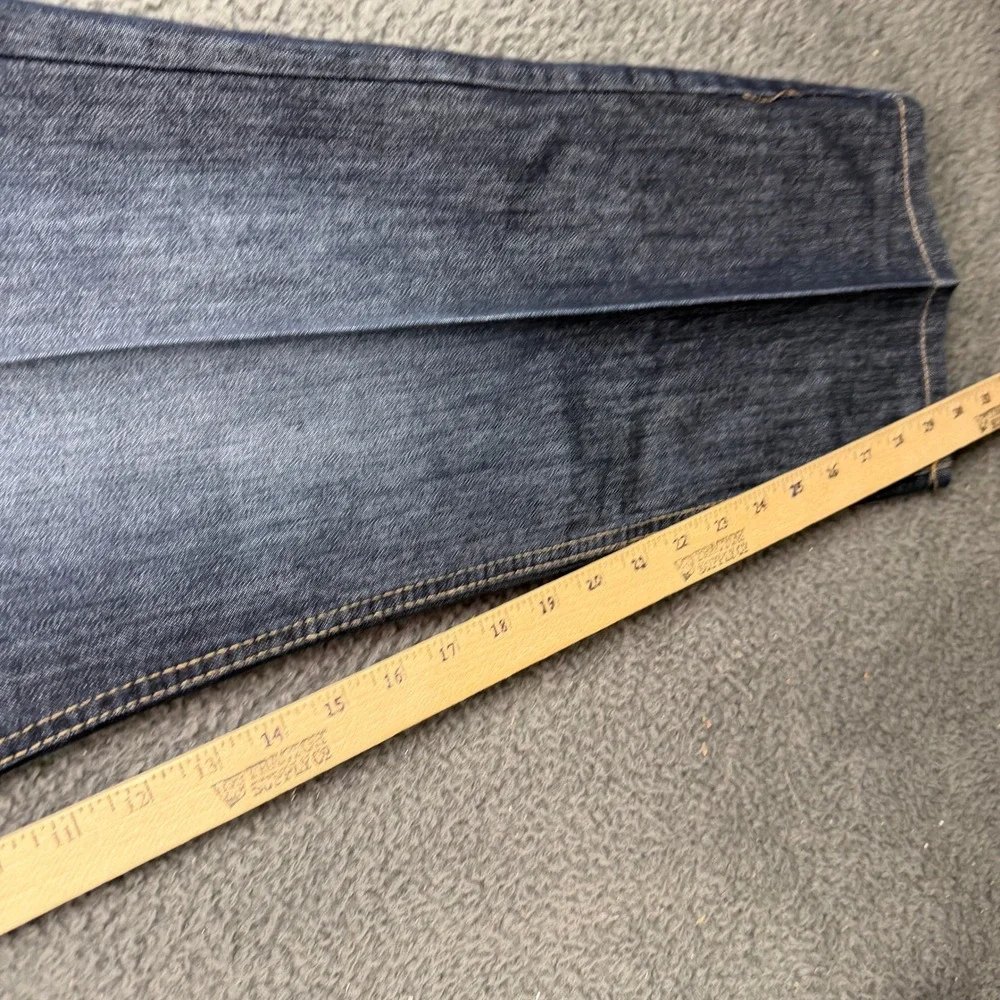 English Laundry Lions Crest Mens 44x30 Dark Wash Straight Leg Jeans Y2k Skater